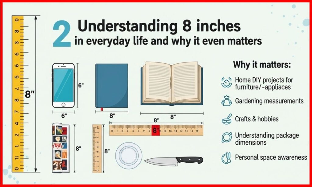 8 inches in everyday life 