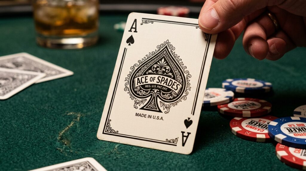 A Poker Playing Card