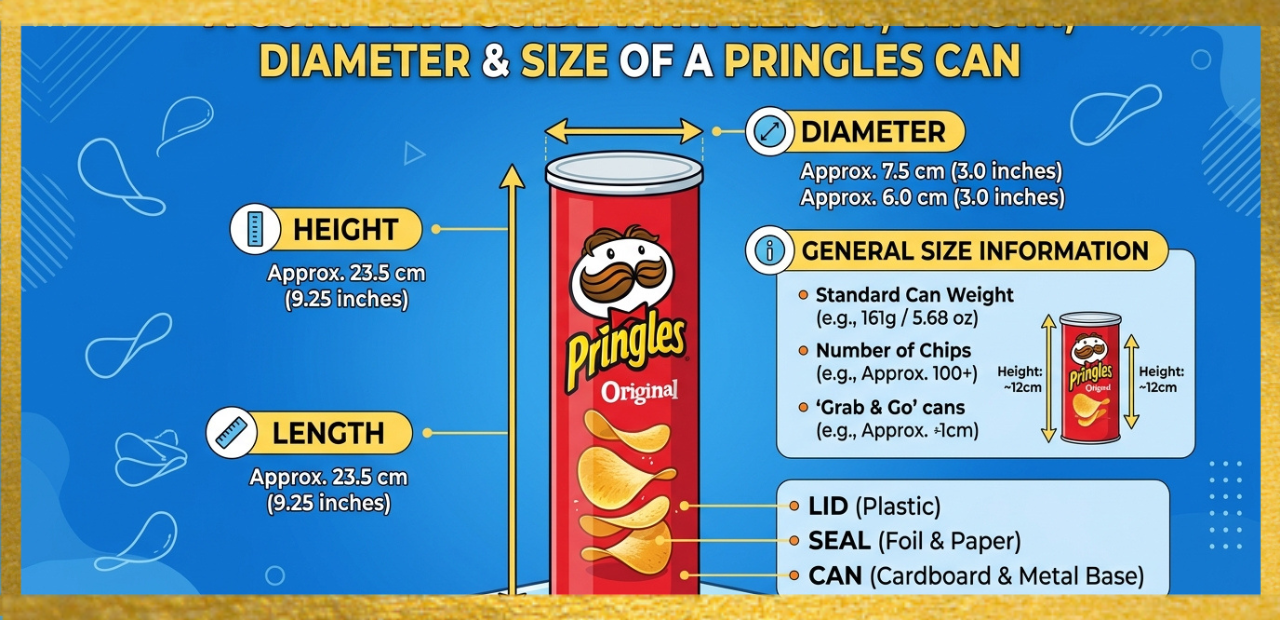 Pringles Can Dimensions Guide