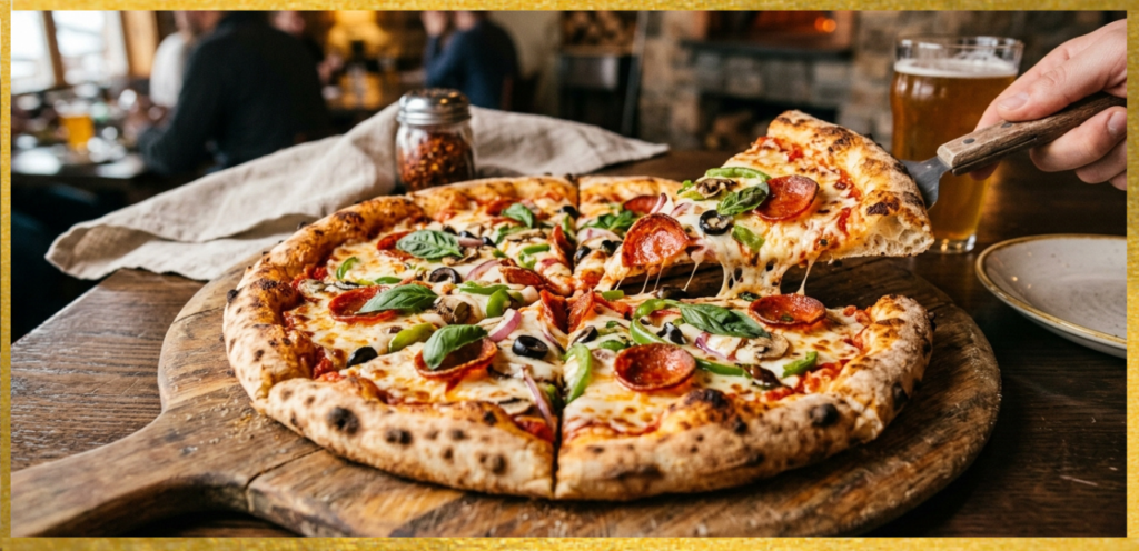 A Medium Pizza