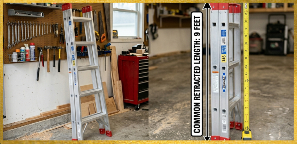 9 foot extension ladder