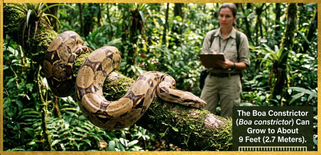 boa constrictor length