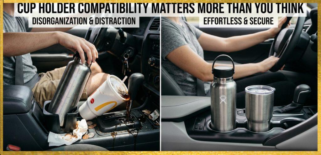 cup holder compatibility for Red Bull cans