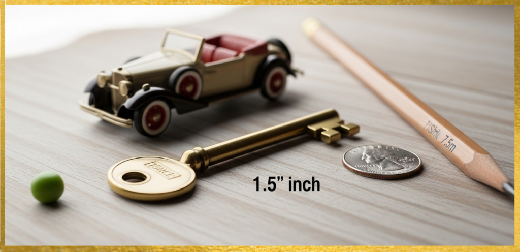 1.5 inches long compared to other sizes