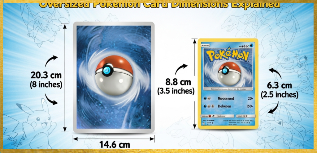 Oversized Pokémon Card Dimensions