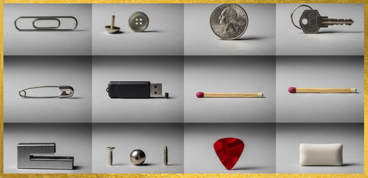 objects that are 1 inch long
