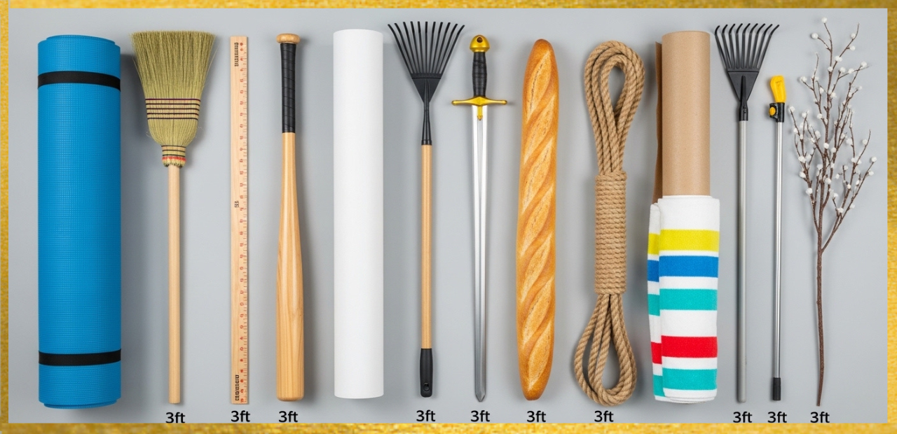 13 Everyday Items That Are 3 Feet Long