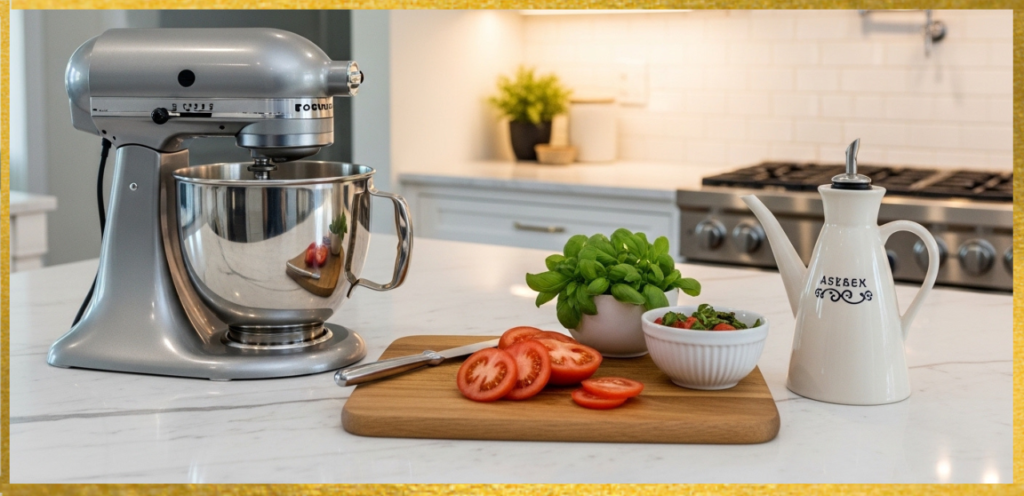 A Kitchen Counter Section