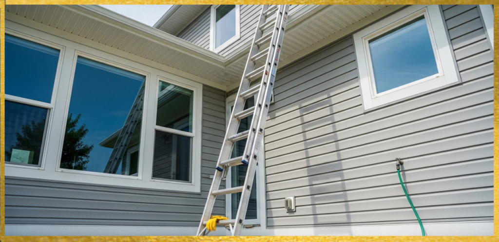 A Full-Sized Extension Ladder