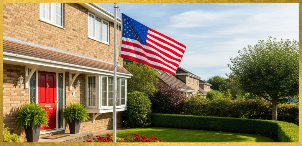A Typical Residential Flagpole