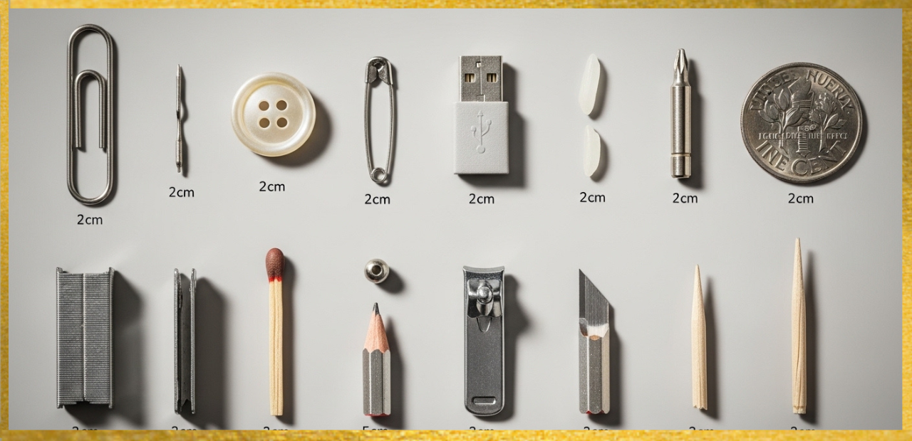 14 everyday things that are 2 centimeters long