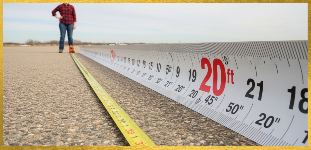 How to Estimate 20 Feet Without Tools