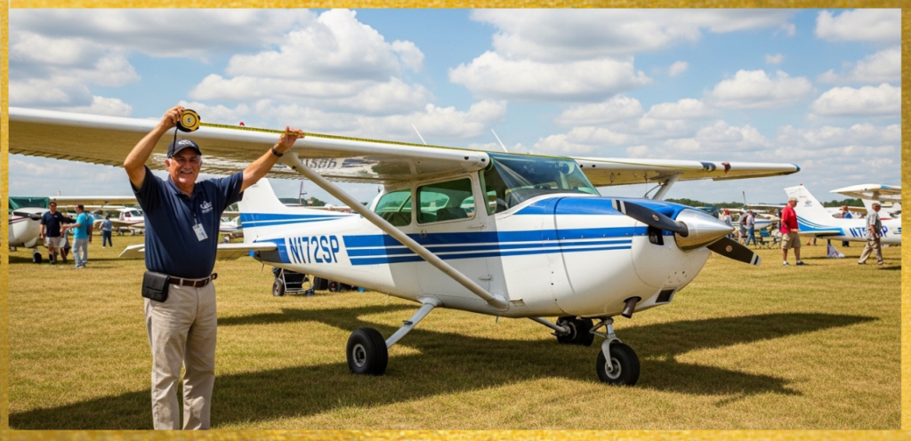 Cessna 172 Wingspan