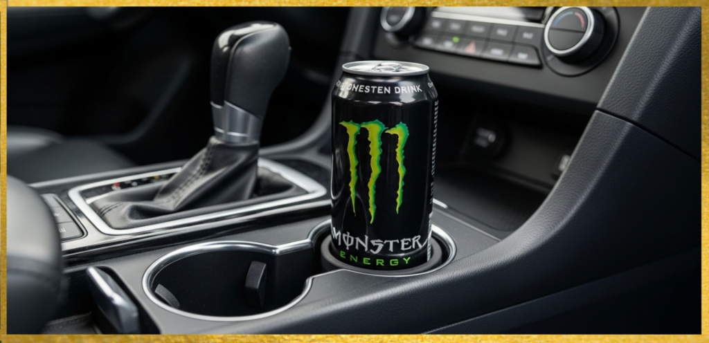 Monster can cup holder fit
