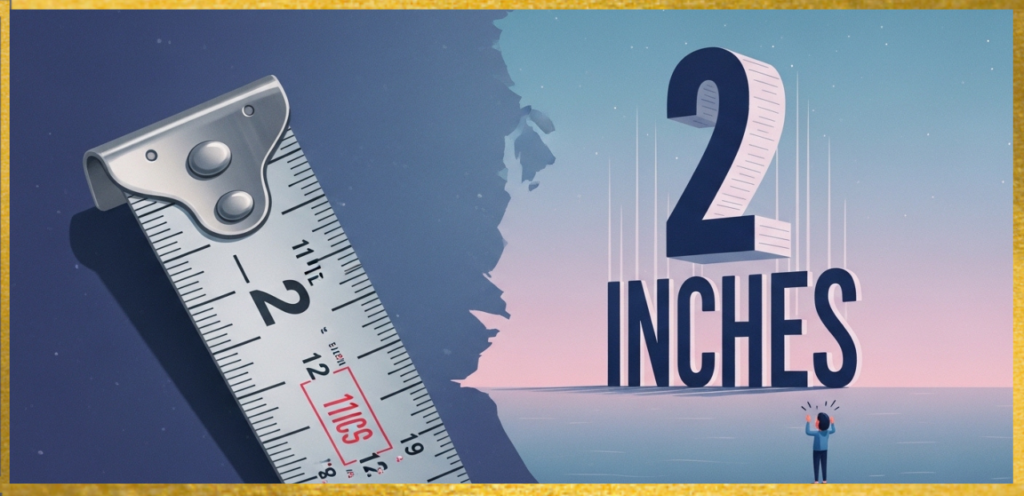 Why 2 Inches Feels Bigger Than It Really Is