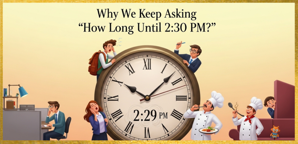 Why We Keep Asking “How Long Until 2:30 PM”