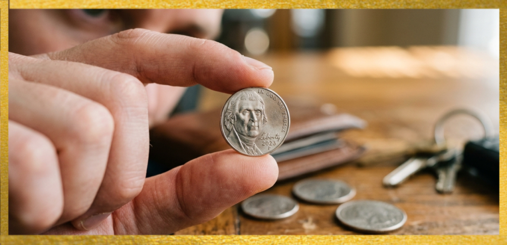 U.S. nickel size comparison