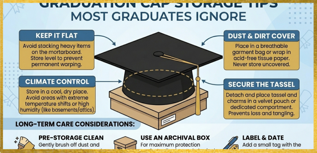 Graduation Cap Storage