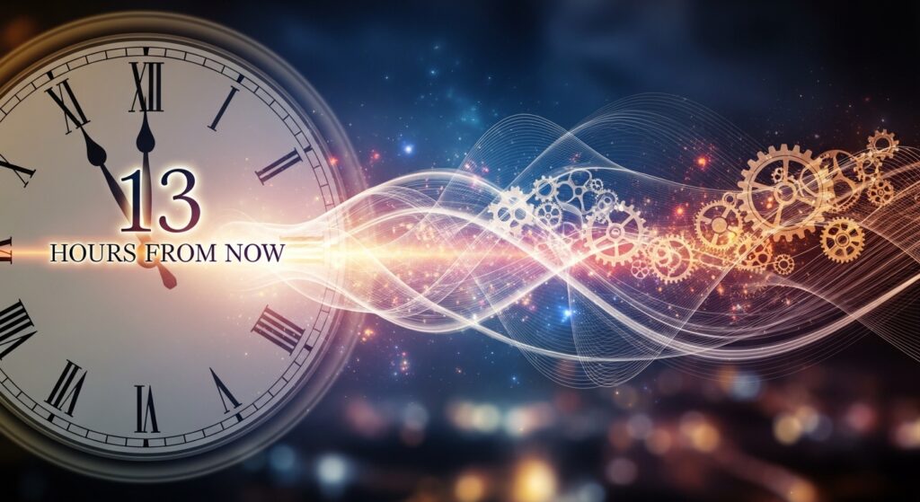 what time will it be in 13 hours