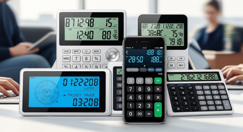 digital time calculators and modern convenience