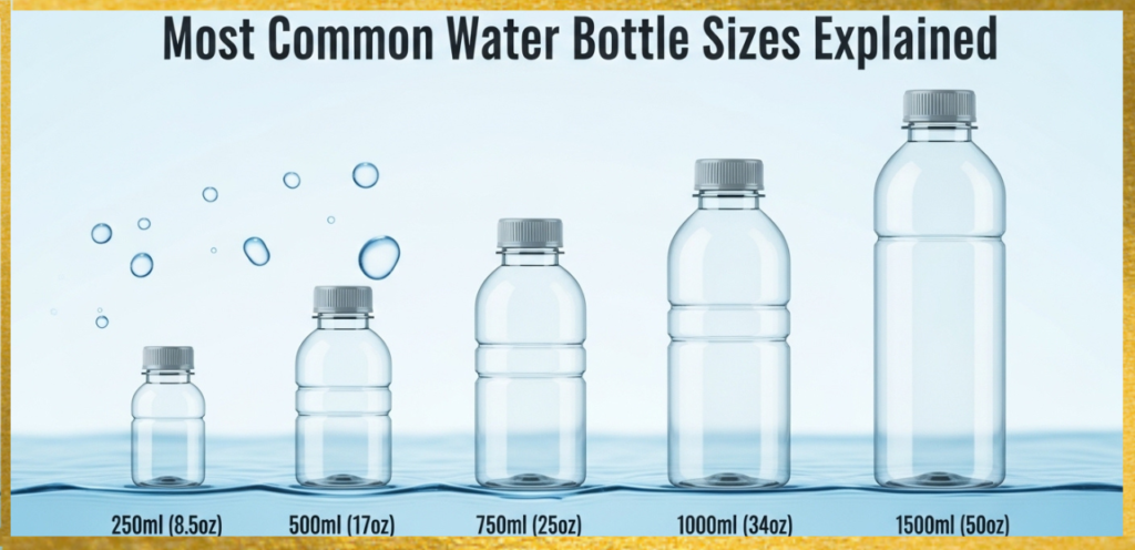 Common Water Bottle Sizes