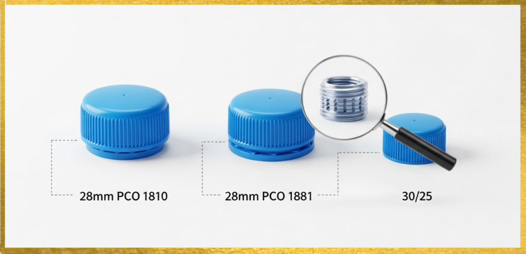 Water Bottle Cap Sizes Explained