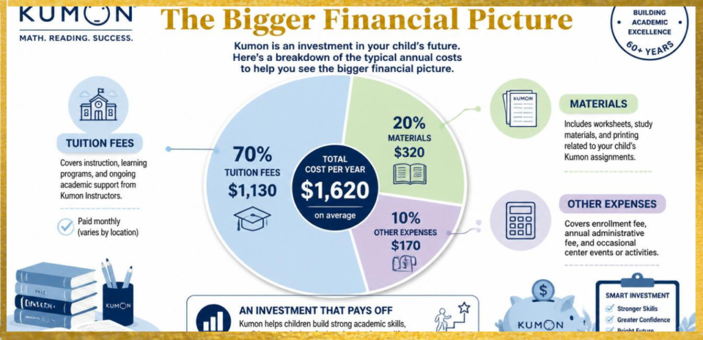 
Kumon cost per year