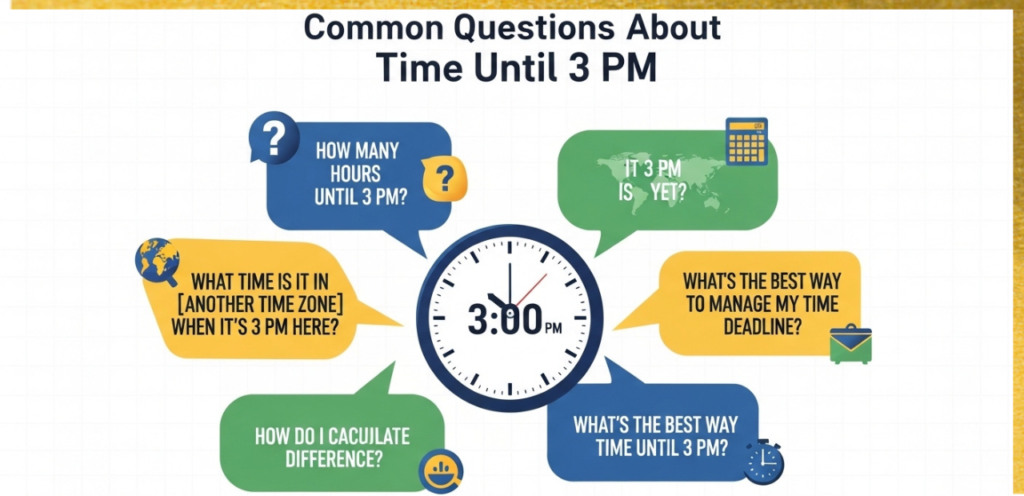 common questions about time until 3 PM