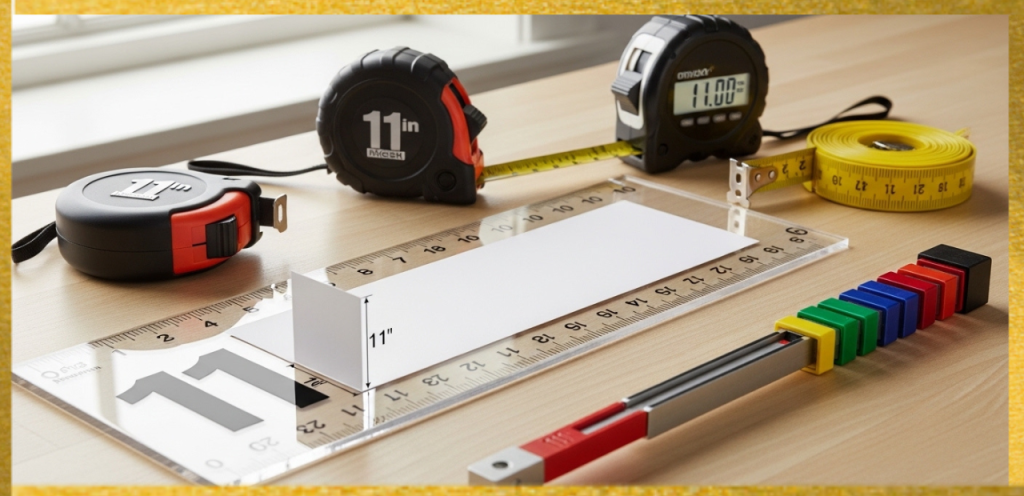 measurement tools that make 11 inches easy to understand