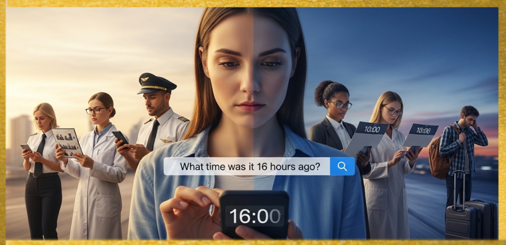 why people search what time was it 16 hours ago