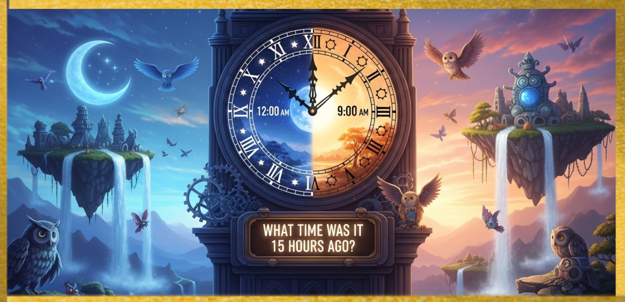 what time was it 15 hours ago