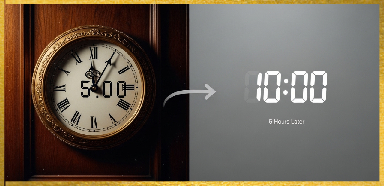 What Time Was It 5 Hours Ago