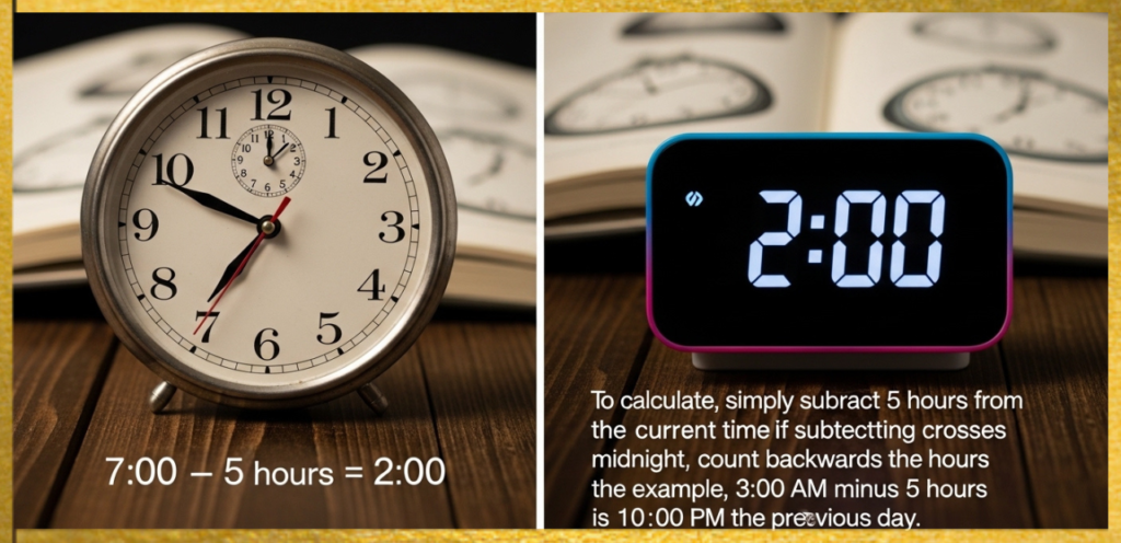 What Time Was It 5 Hours Ago and How to Calculate It Yourself