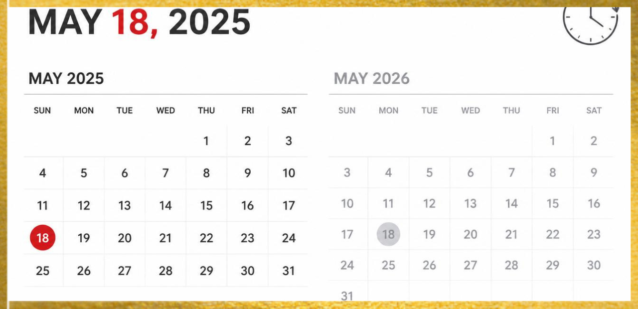 12 Months From Today