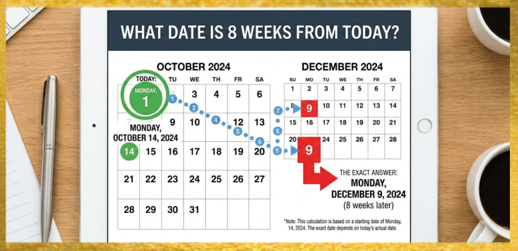 8 Weeks From Today: The Exact Answer
