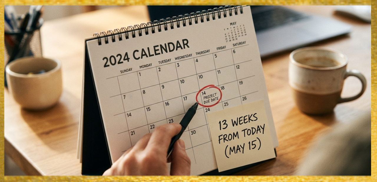 13 Weeks From Today