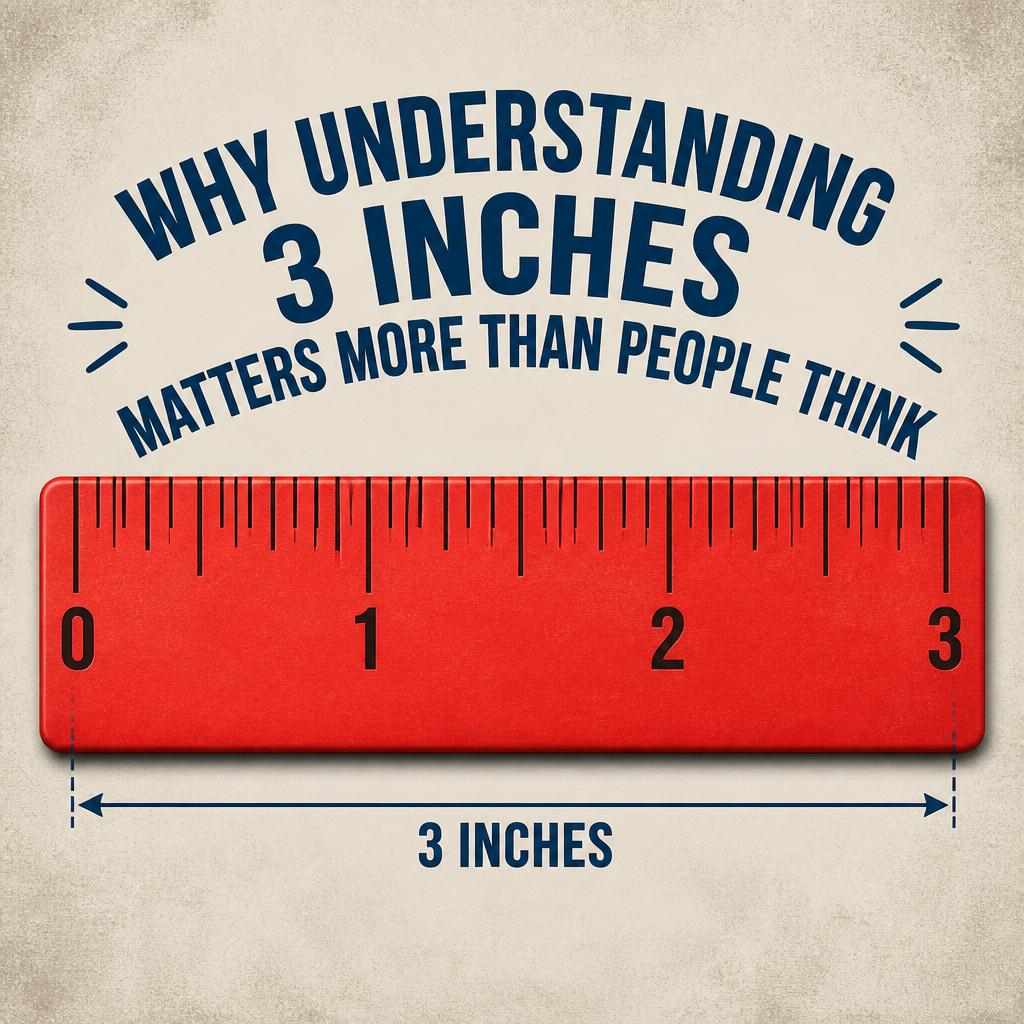 Why Understanding 3 Inches Matters More Than People Think