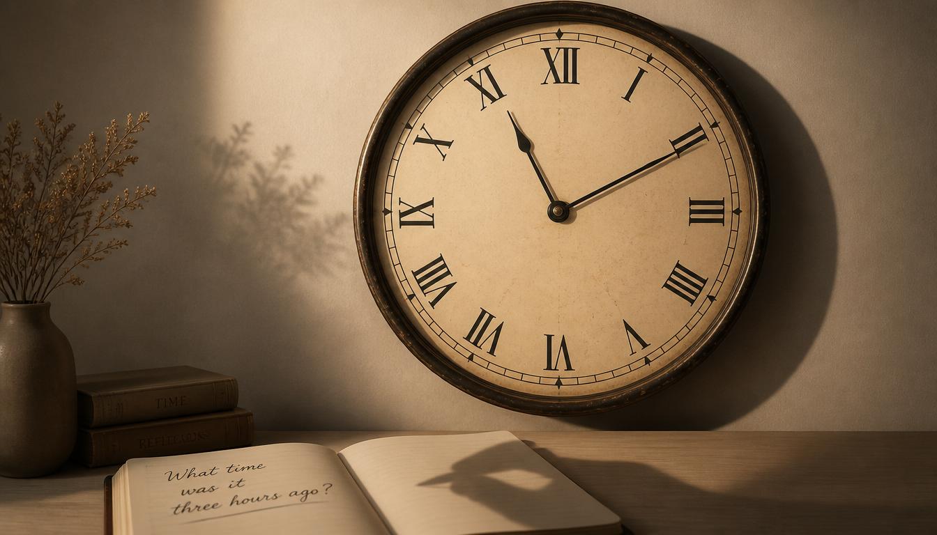What Time Was It 3 Hours Ago?