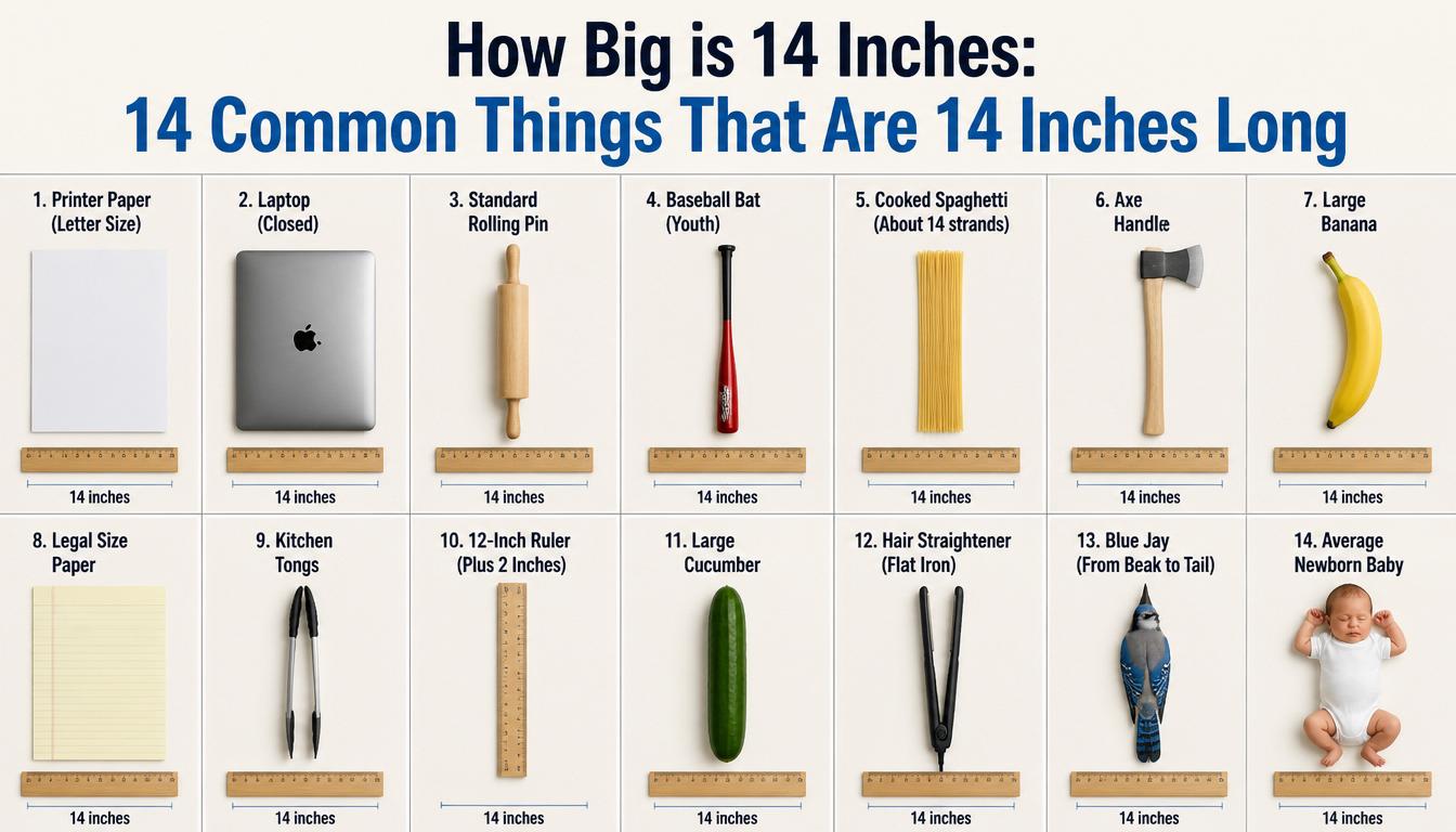 14 Common Things That Are 14 Inches Long