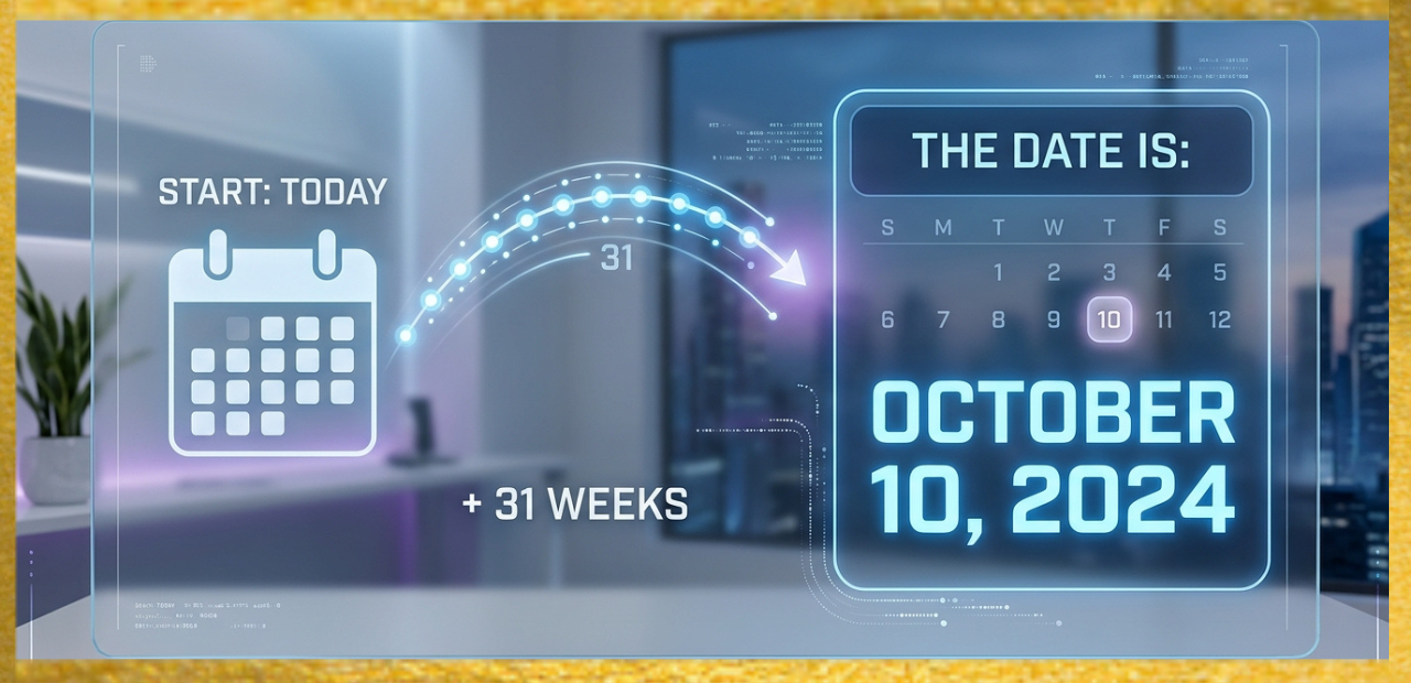 31 weeks from today