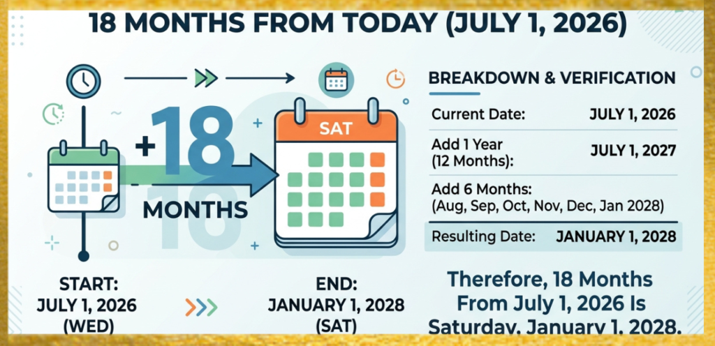 18 months from today