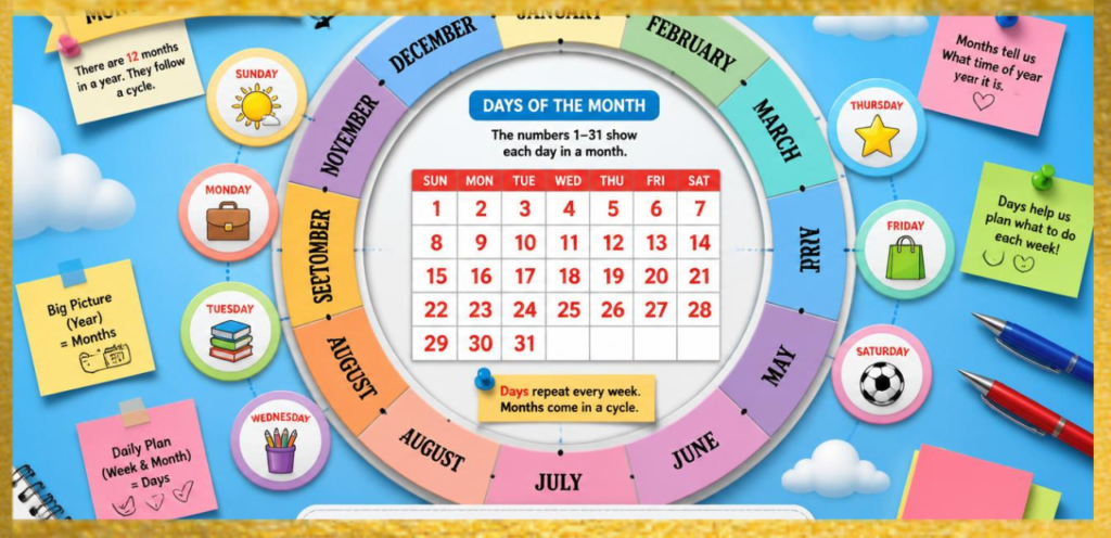 Difference Between Calendar Months and Days