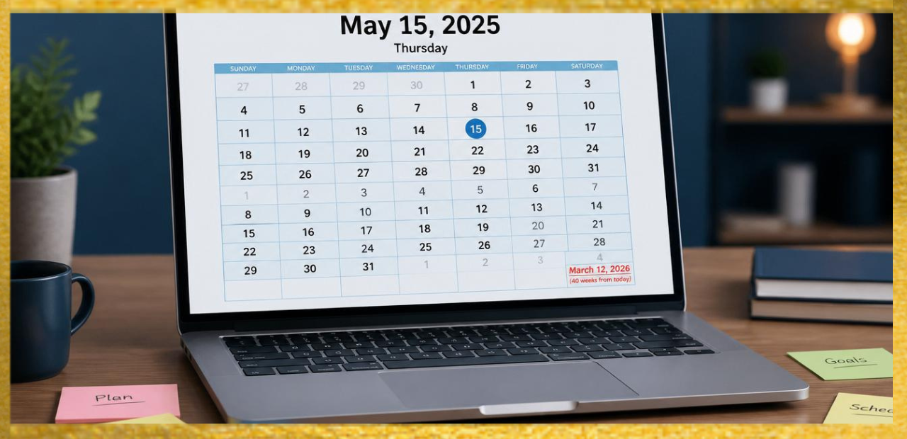 What Date Is 40 Weeks From Today