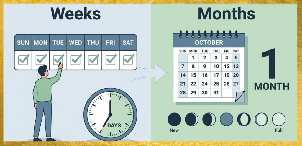 Main Keyword: Weeks vs Months
