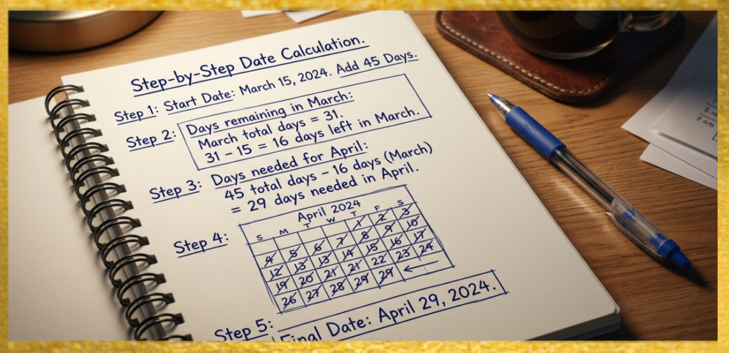 Manual Date Calculation