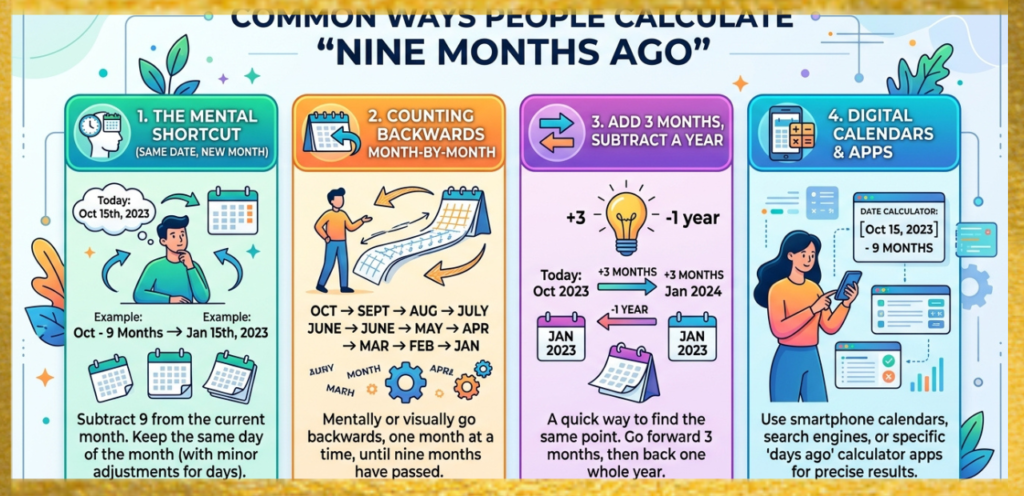 Nine Months Ago Calculation