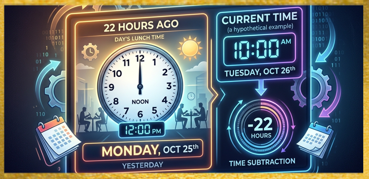 What Time Was It 22 Hours Ago