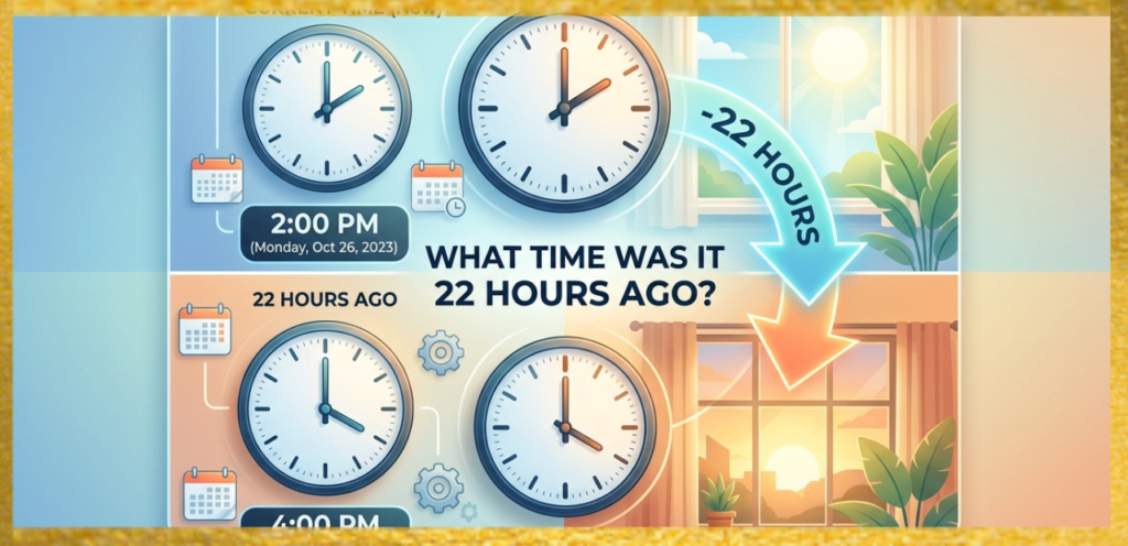 What Time Was It 22 Hours Ago